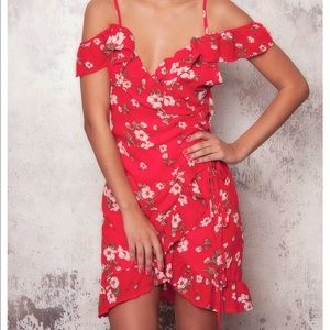 New Haute Rogue wrap dress